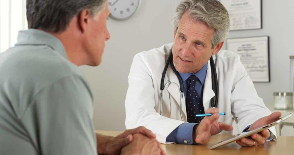navštivte lékaře pro městnavou prostatitidu